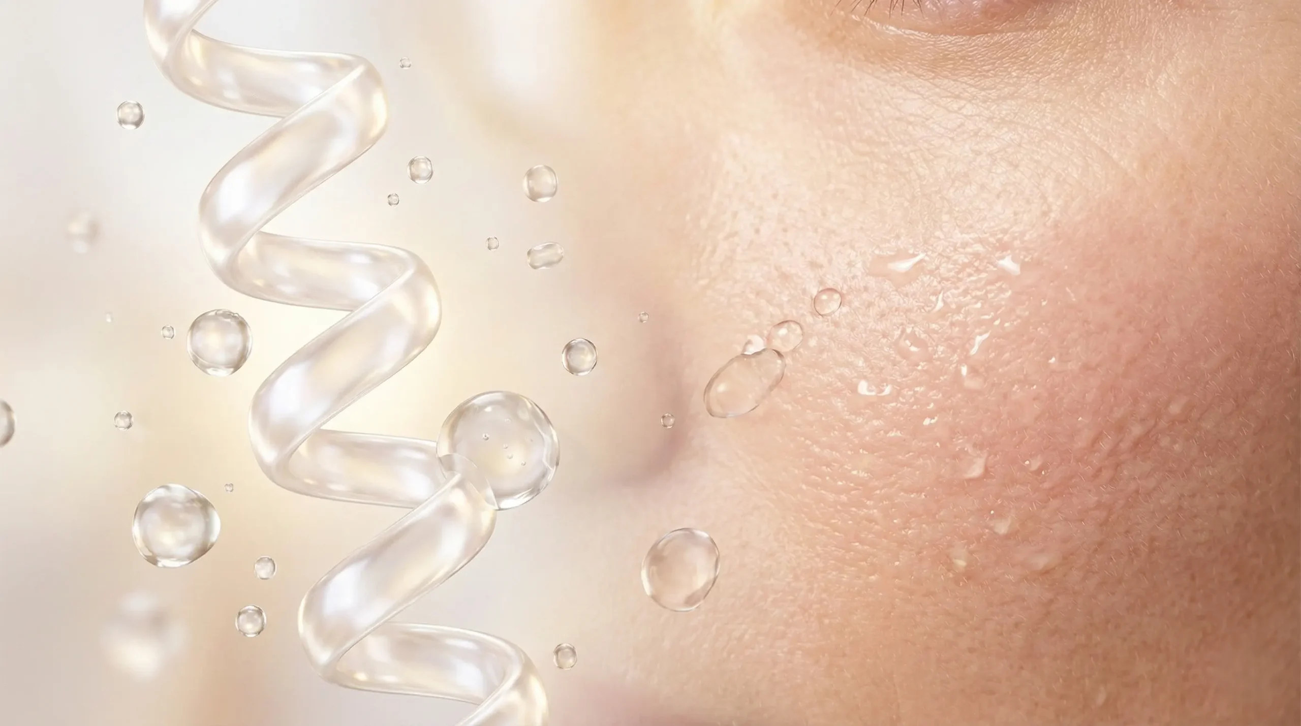 Futuristic blue and purple light flow representing computational biology and advanced peptide sequence optimization for pharmaceutical development